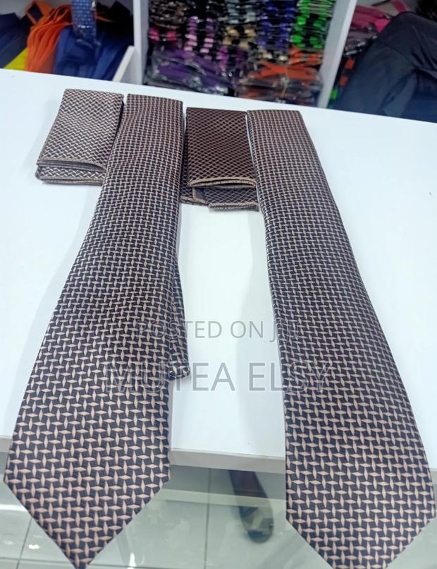 Black Cream Wisfunlly Executive Tie Sets - thumbnail 3