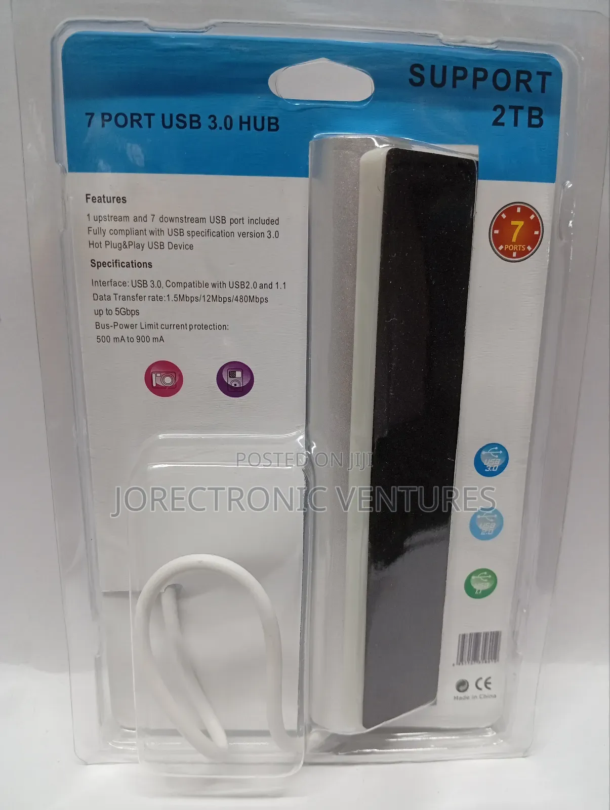 7 Port Usb 3.0 Hub