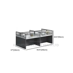 Workstation:4-Section New Open View Modular Office Desk