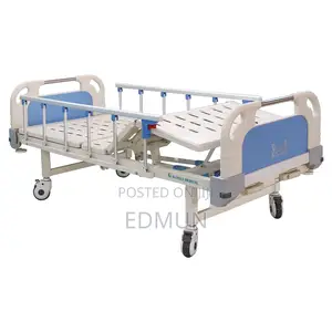 Double Crank Hospital Bed With Matress Sale