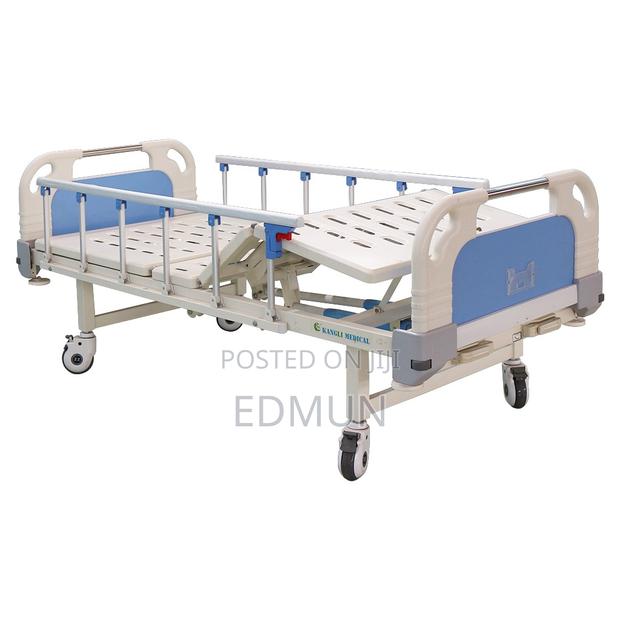 Double Crank Hospital Bed With Matress Sale
