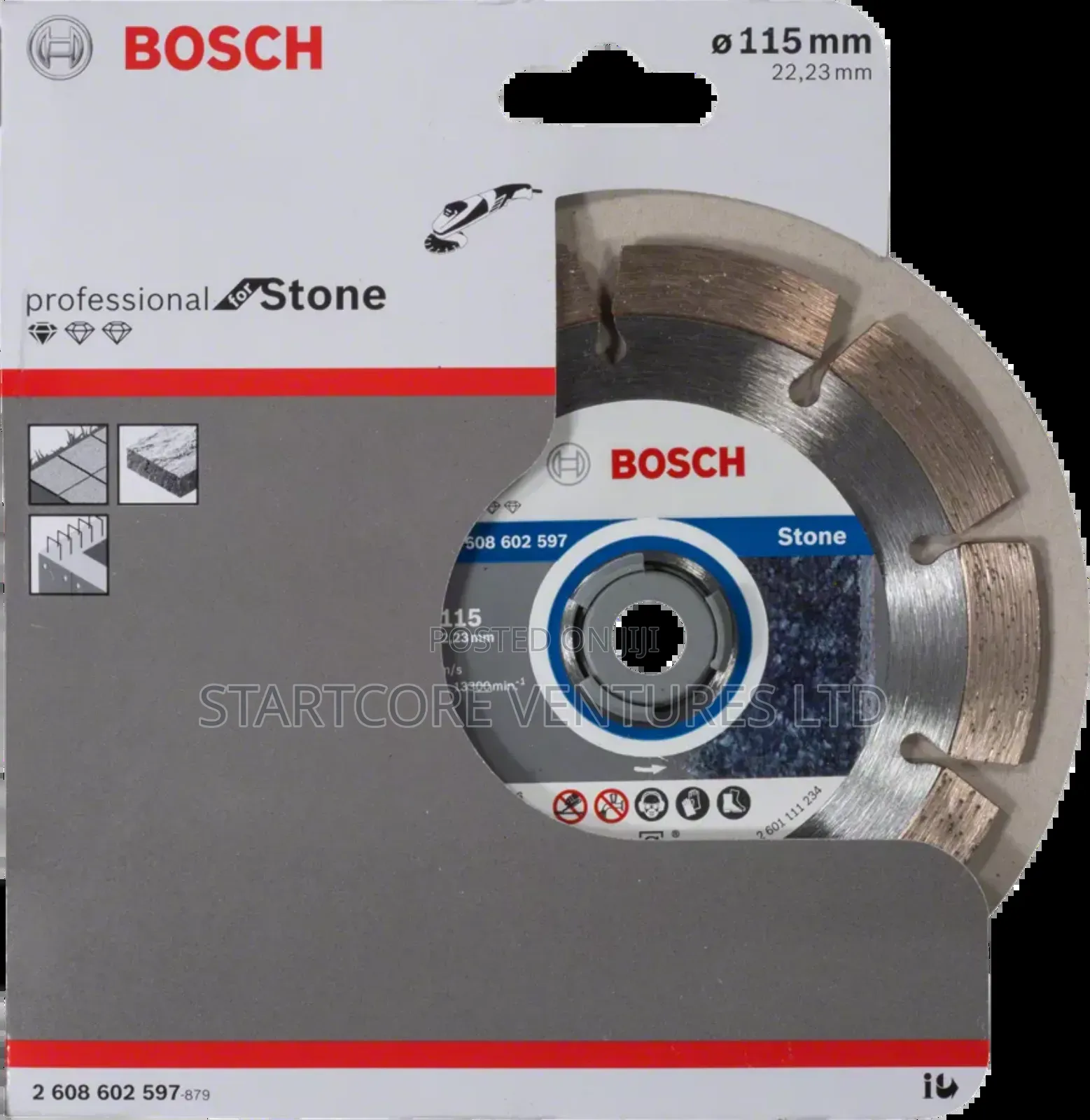 Bosch Marble and Stone Cutting Disc 4.5"