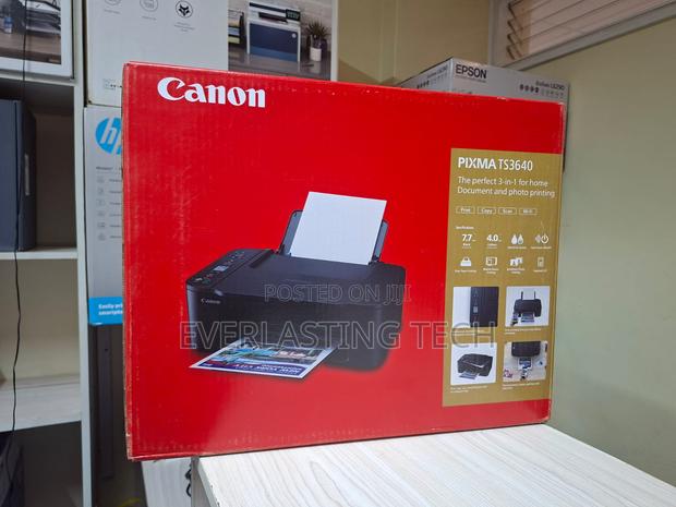 Canon Pixma Ts3640 3-in-1 Wireless Multifunction Printer - main view
