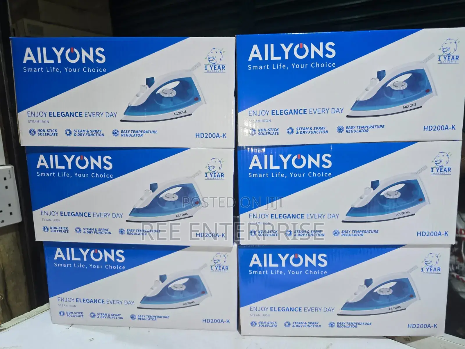 Steam Iron Box Ailyons