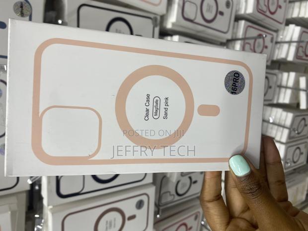 Ringke iPhone 16 Pro Transparent Magsafe Case-Sandy Pink - thumbnail 2