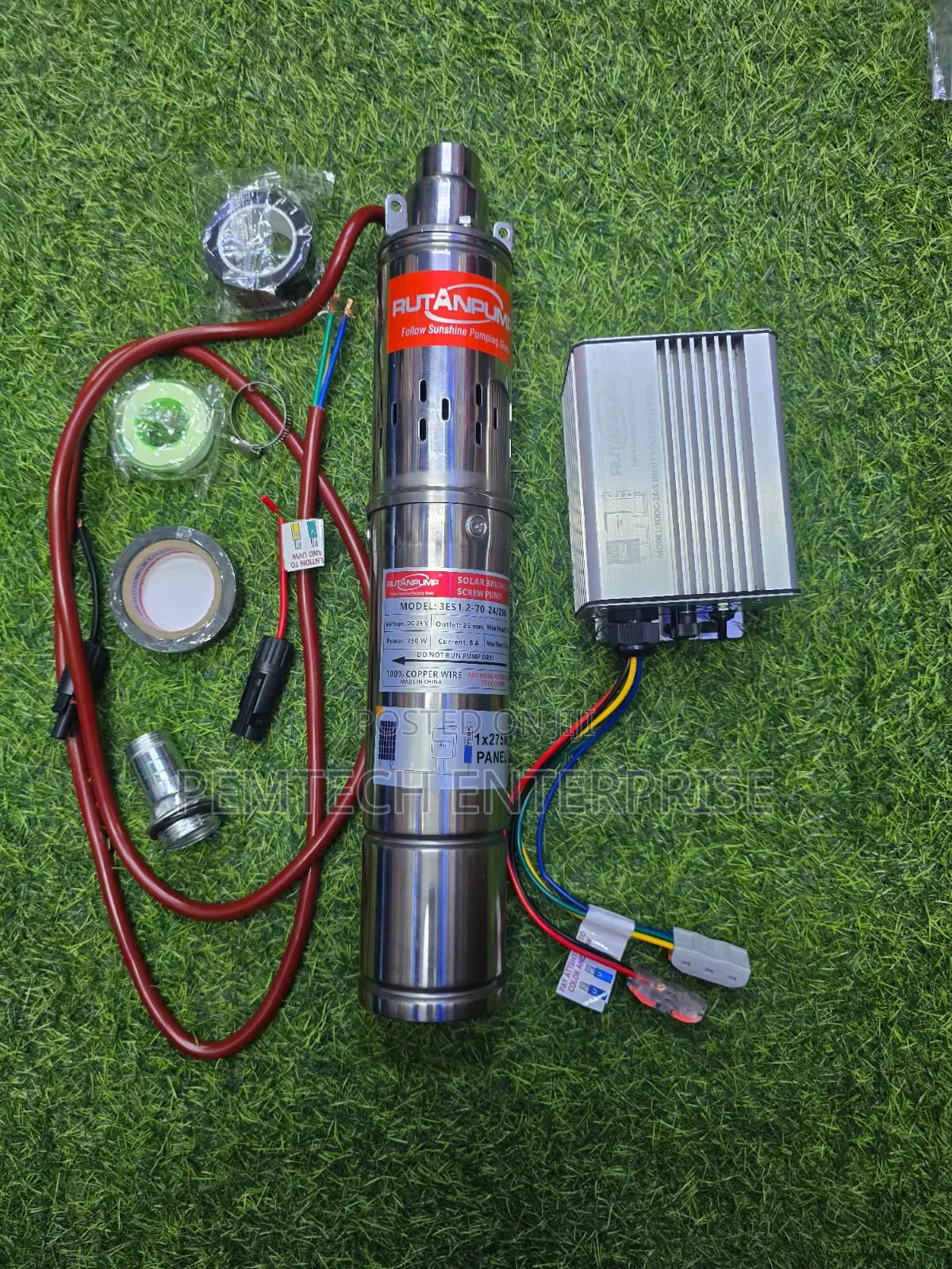 Dc 24v Solar Brushless Pump With a Control Box