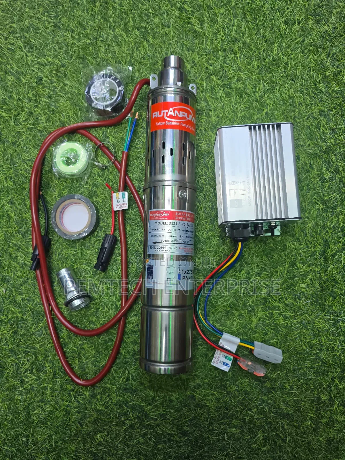 Dc 24v Solar Brushless Pump With a Control Box