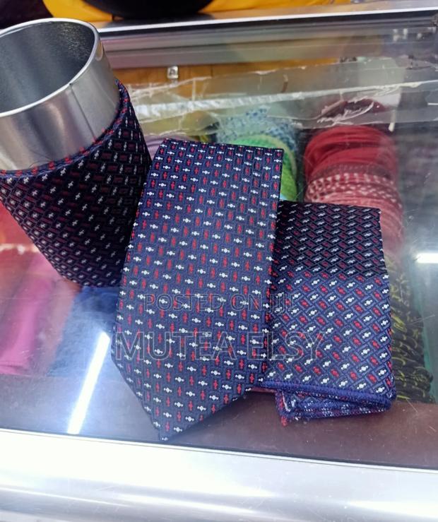 Blue Redwine Wisfunlly Executive Tie Sets - thumbnail 2