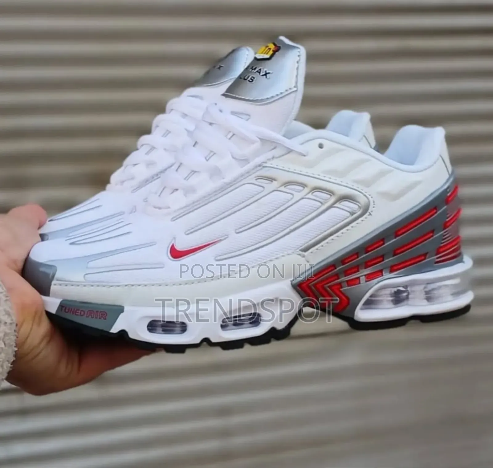 *Air Max Plus 3 White Red Grey*