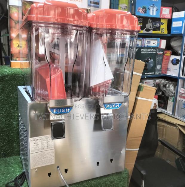Commercial 2 Jugs/Column/Chambers Juice Dispenser