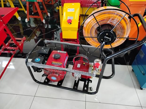 Gasoline Trolley Sprayer Machine With 50m Delivery Hose. - thumbnail 2