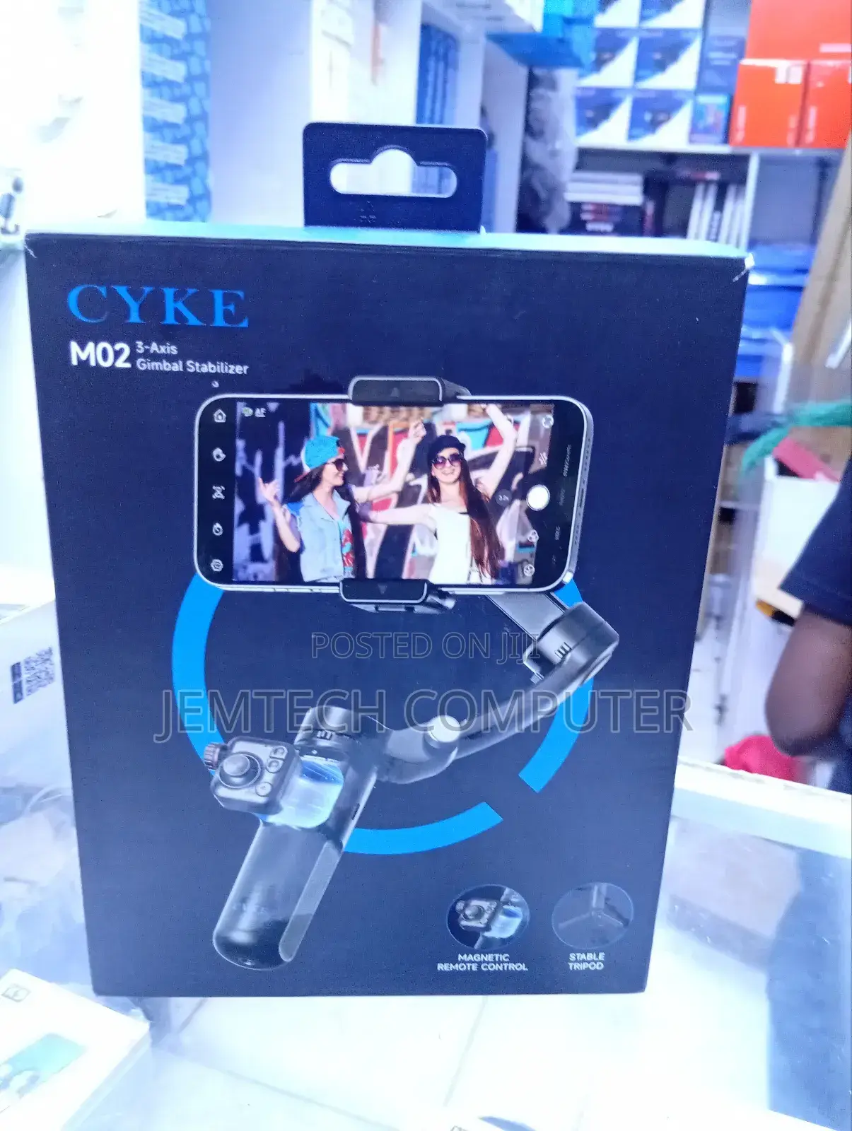 Cyke M02 Mobile Phone Stabilizer 3-Axis Foldable Gimbal