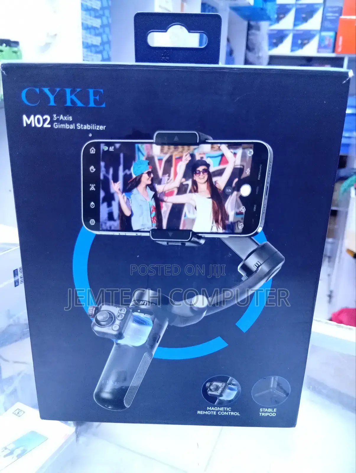 Cyke M02 Mobile Phone Stabilizer 3-Axis Foldable Gimbal
