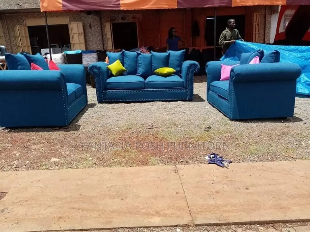 Chester Sofa Set With Removable Pillows