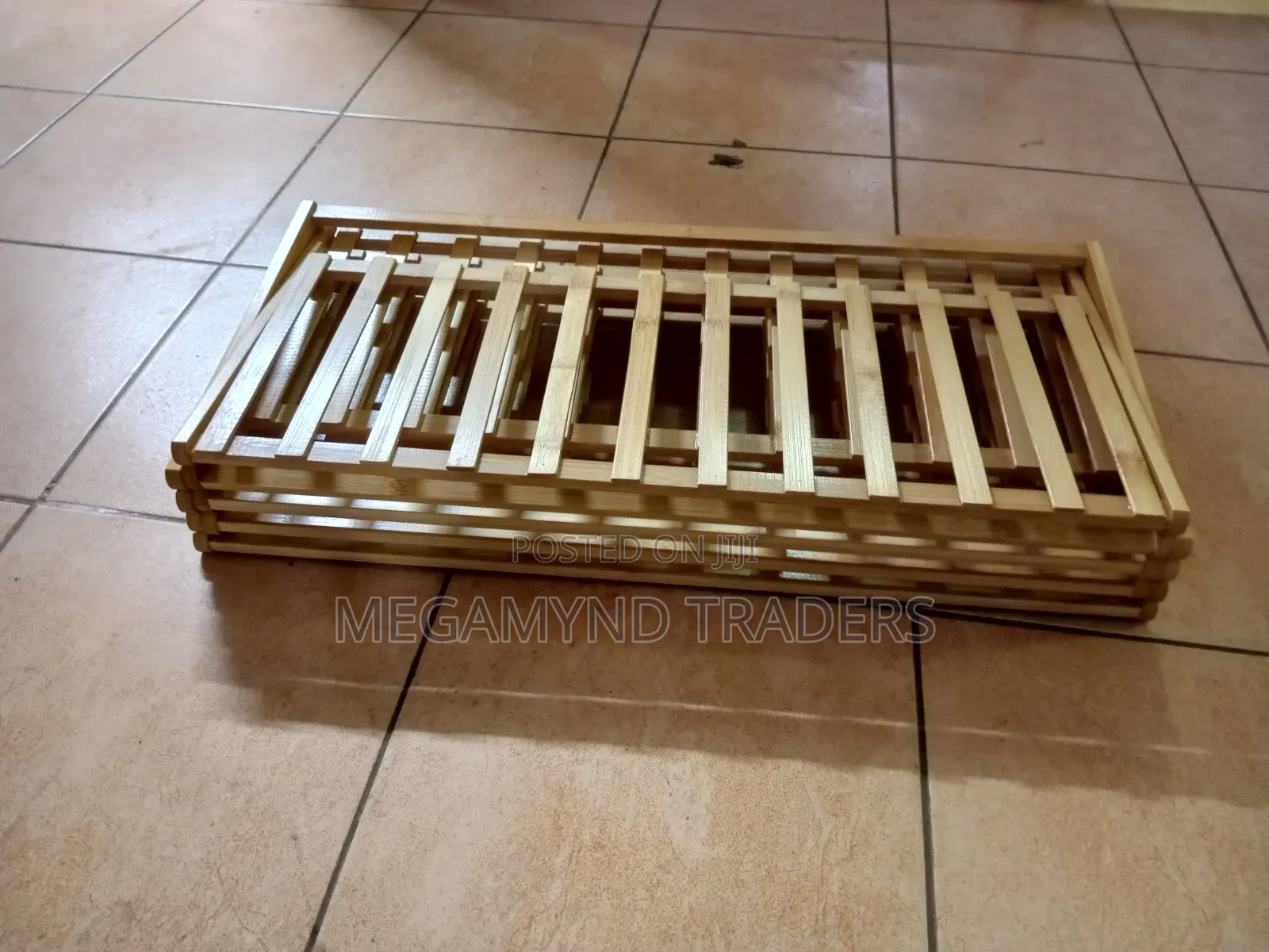 Bamboo Foldable Shoe Rack 5layer/5-Tire Shoe Rack