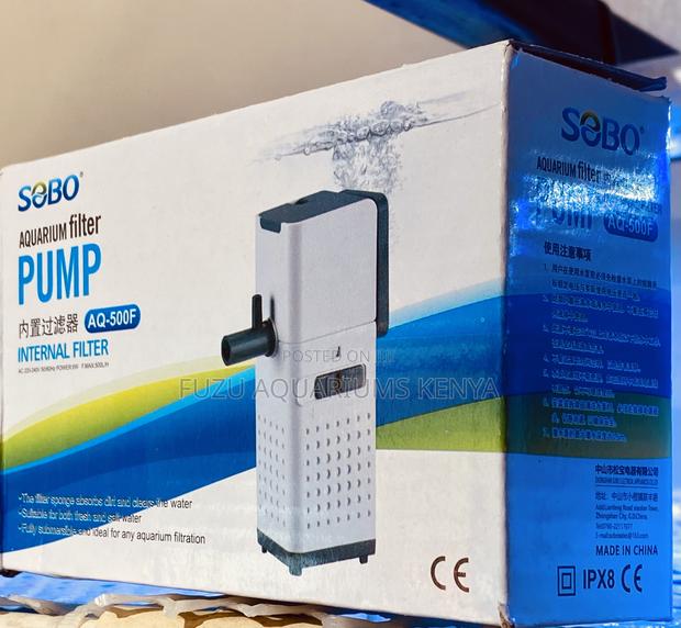 Compact Sobo Aq-500f Aquarium Filter Pump – 500l/H Flow Rate