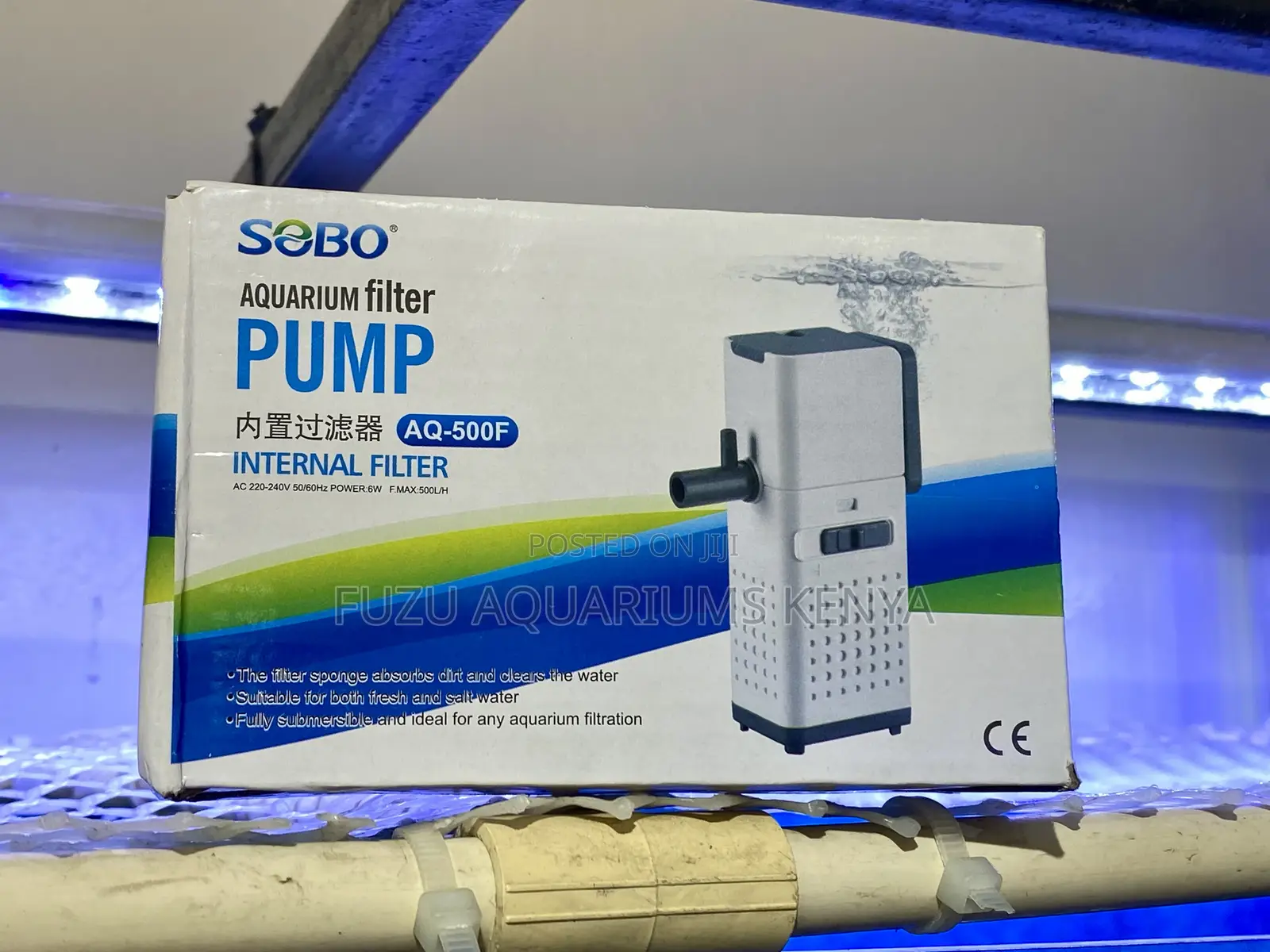 All-in-One Filter Pump – Sobo Aq-500f for Fresh Saltwater