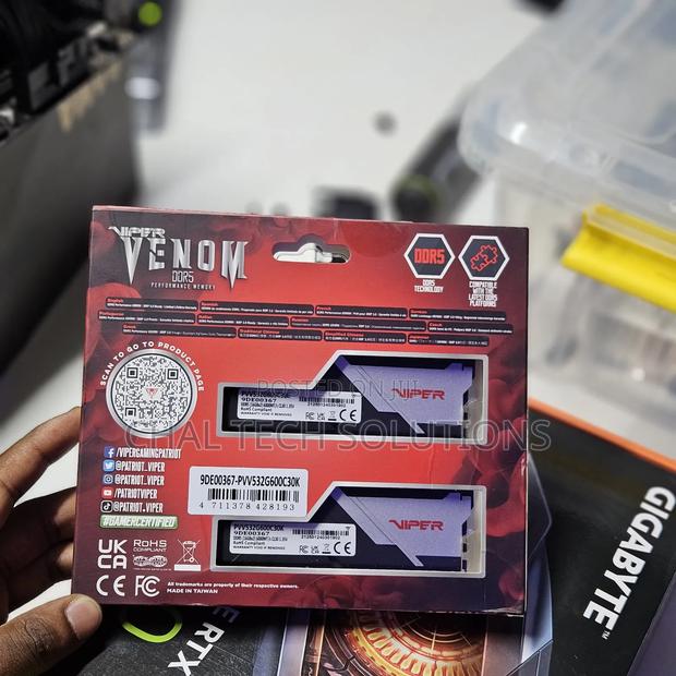32gb Pc5 Kit 16×2 Viper Gaming Venom RGB Ddr5 Ram Cl30