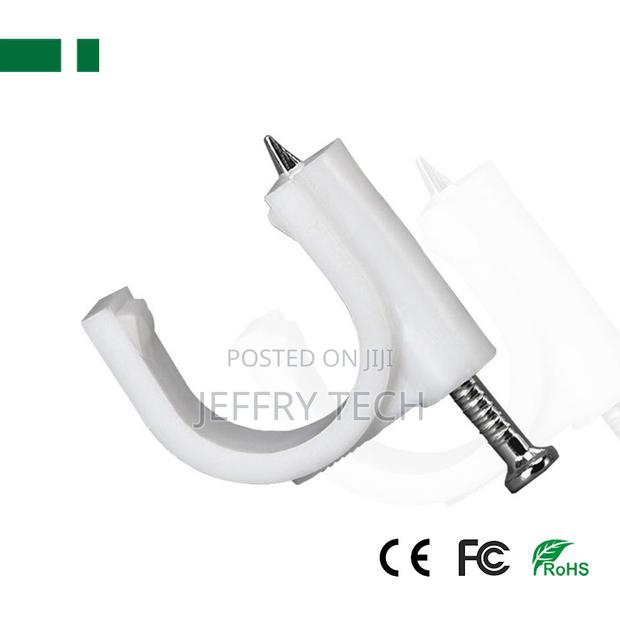 CNC-R4-100 Circle Shaped Nylon Cable Clips - main view