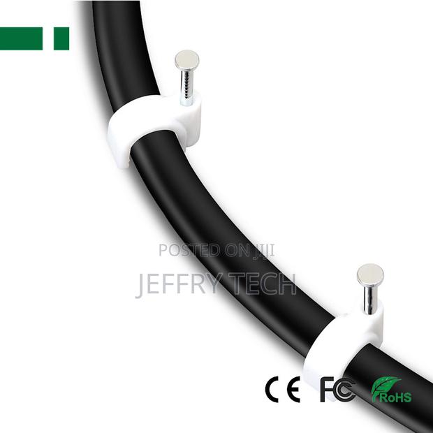 CNC-R4-100 Circle Shaped Nylon Cable Clips - thumbnail 2