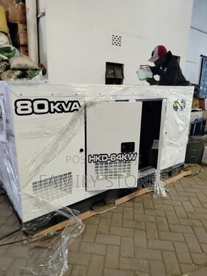 Hisaki Japan 80kva Diesel Silent Geneset With Inbuilt Ats.