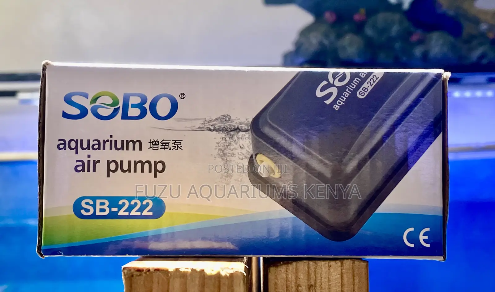 Long-Lasting Aquarium Air Pump – Sobo Sb-222