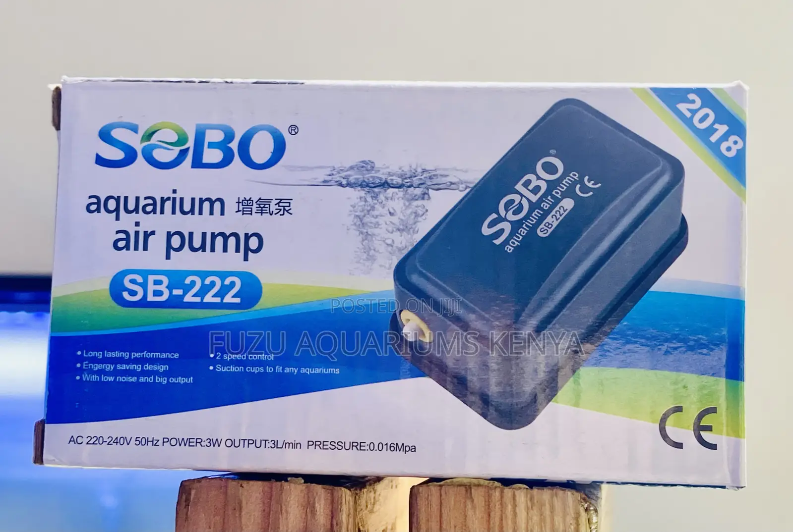Silent Air Pump for Peaceful Aquariums – Sobo Sb-222