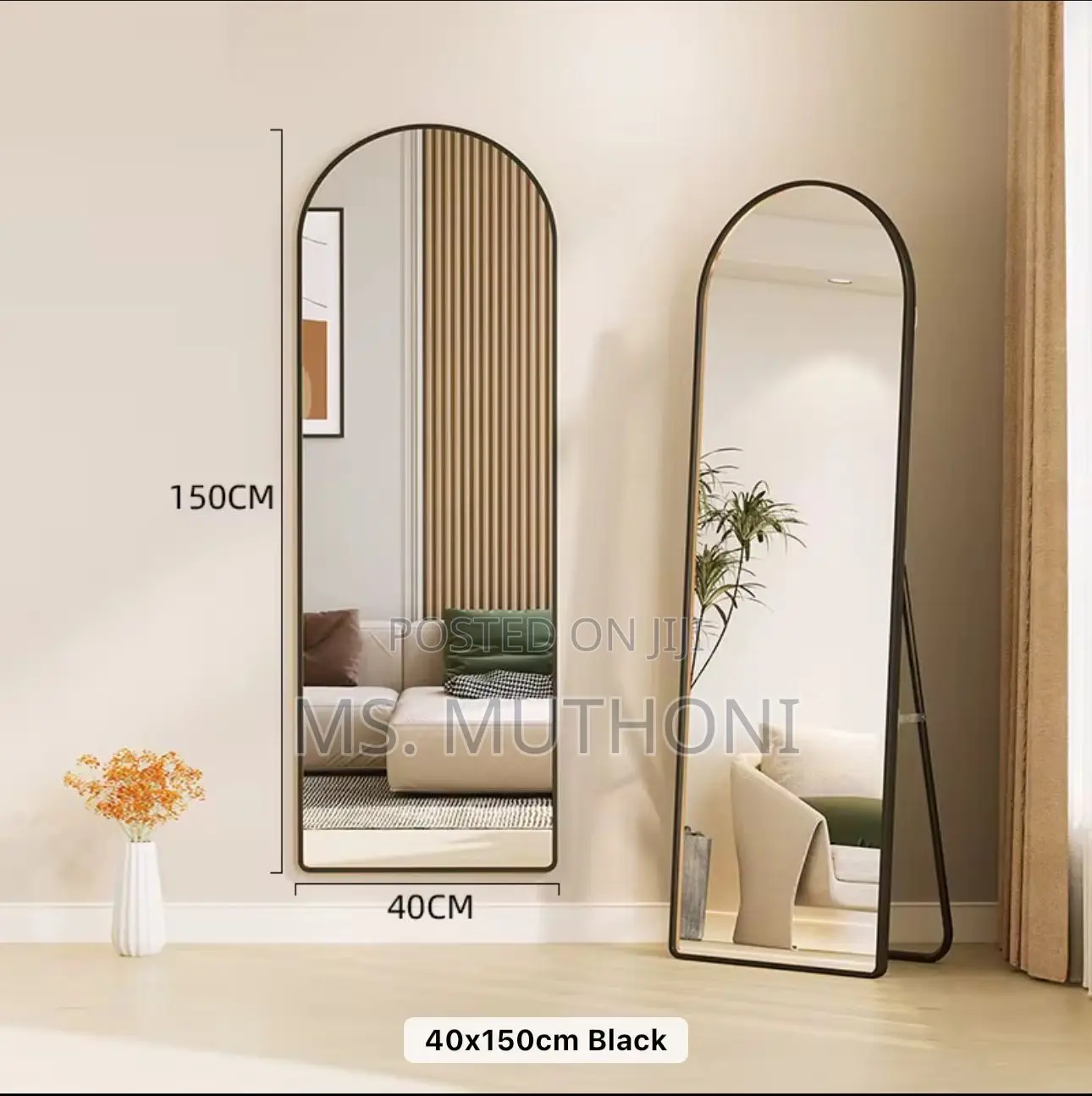 Unbreakable Mirrors Size 40cms by 150cms