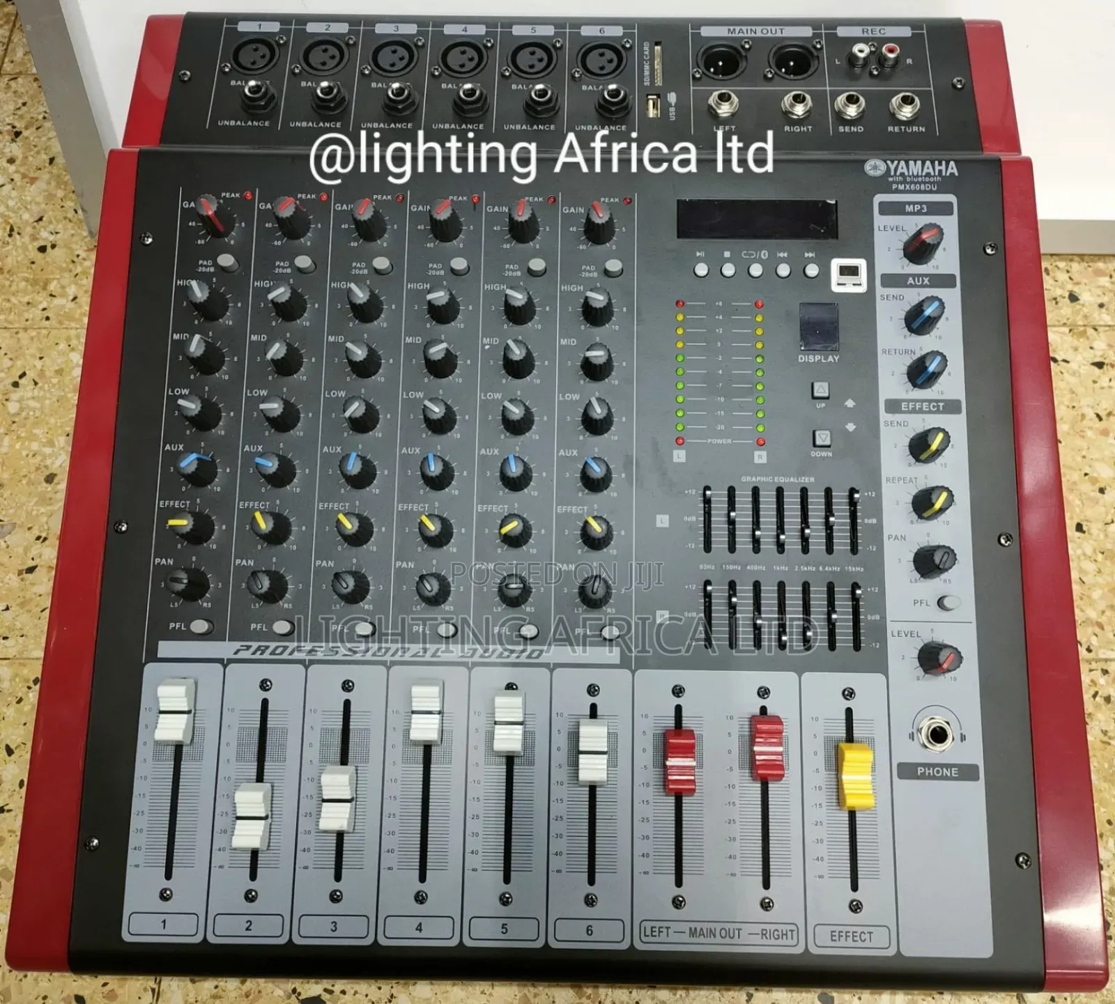 Yamaha 6 Channels Proffesional Powered Mixer Usb/ Bluetooth Enabled
