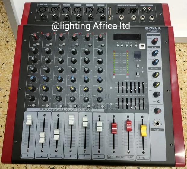 6 Channels Yamaha Powered Mixer 1000w X 2 Output