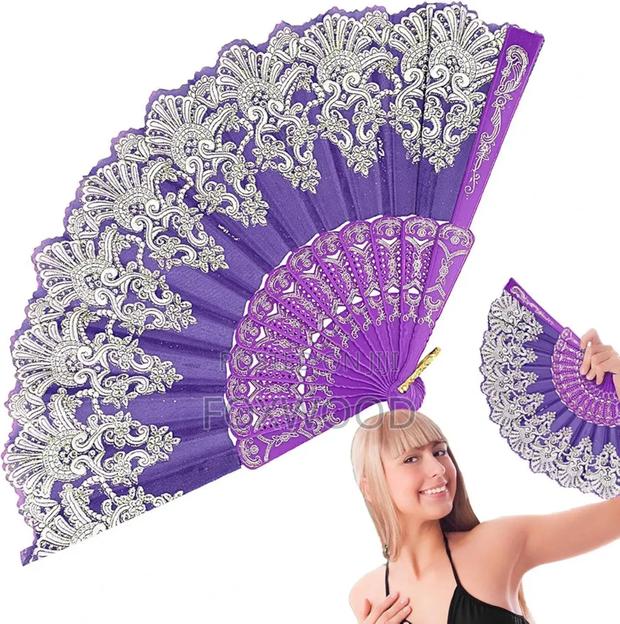 Handheld Chinese Folding Fan - thumbnail 10