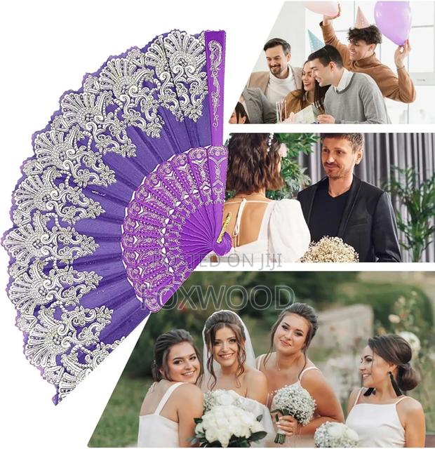 Handheld Chinese Folding Fan - thumbnail 11