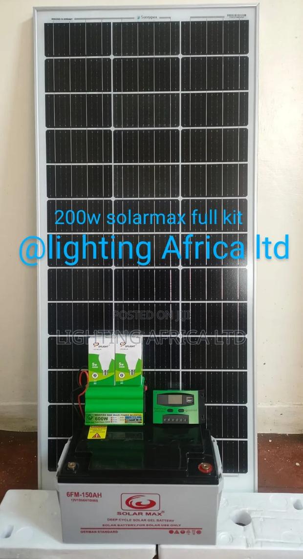 200w Home Solarmax Solar Kit Complete - main view