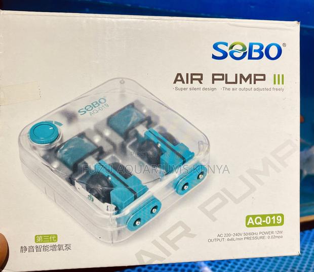 Heavy-Duty Sobo Aq-019 Air Pump – 12w, 4x6l/Min Flow Rate