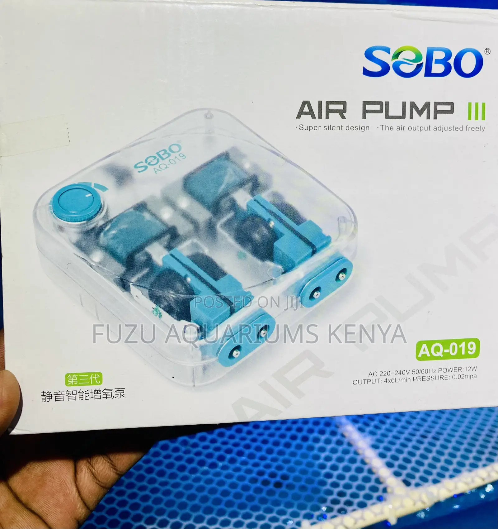 4-Way Aquarium Air Pump – Sobo Aq-019 for Big Tank Systems