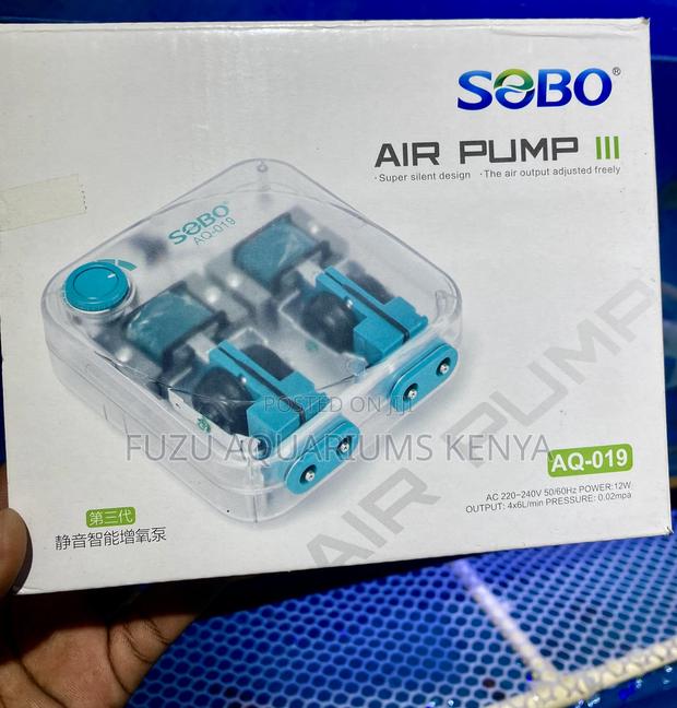 Super Silent Air Pump – Sobo Aq-019 With Quad Outlets