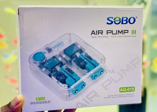 12w Aquarium Air Pump – Sobo Aq-019 (4 Ports, Low Noise)