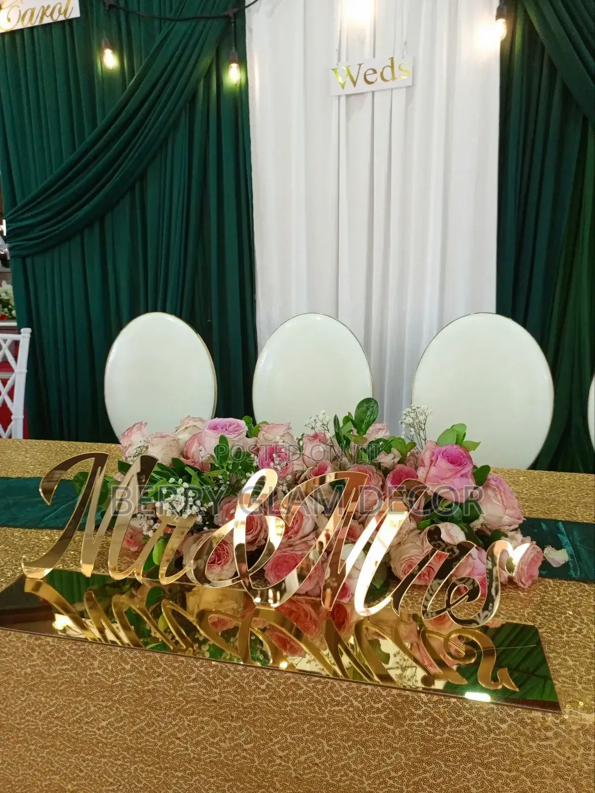 Pure Flower Birthday Decorations