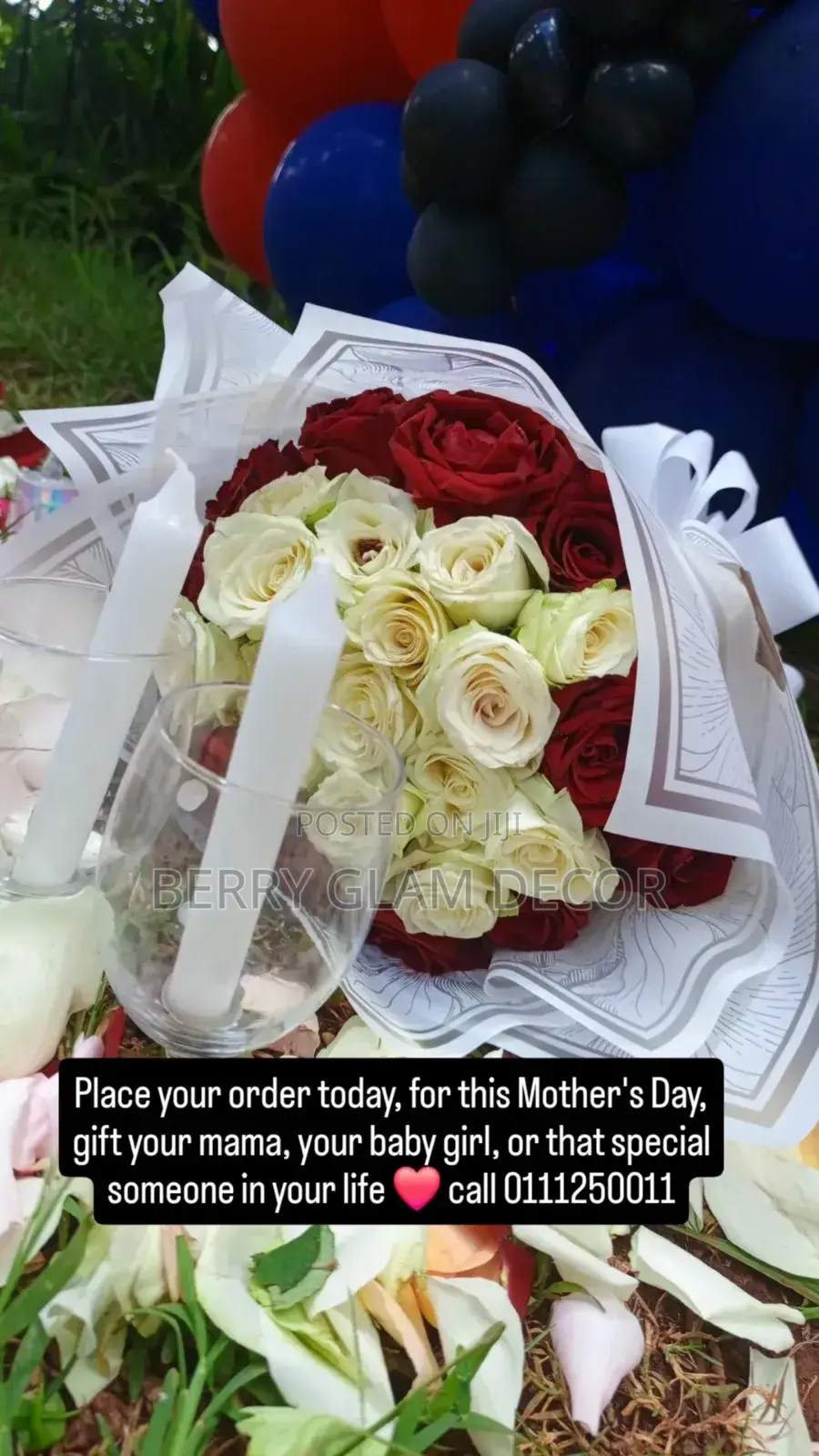 Pure Flower Birthday Decorations