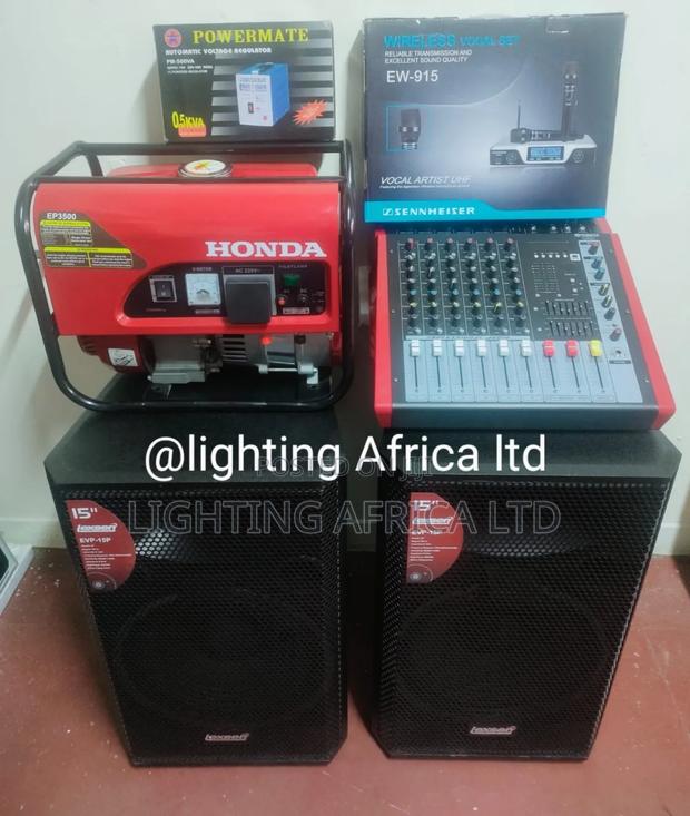 Rural Complete Public Address With 6ch Powered Mixer + Generator