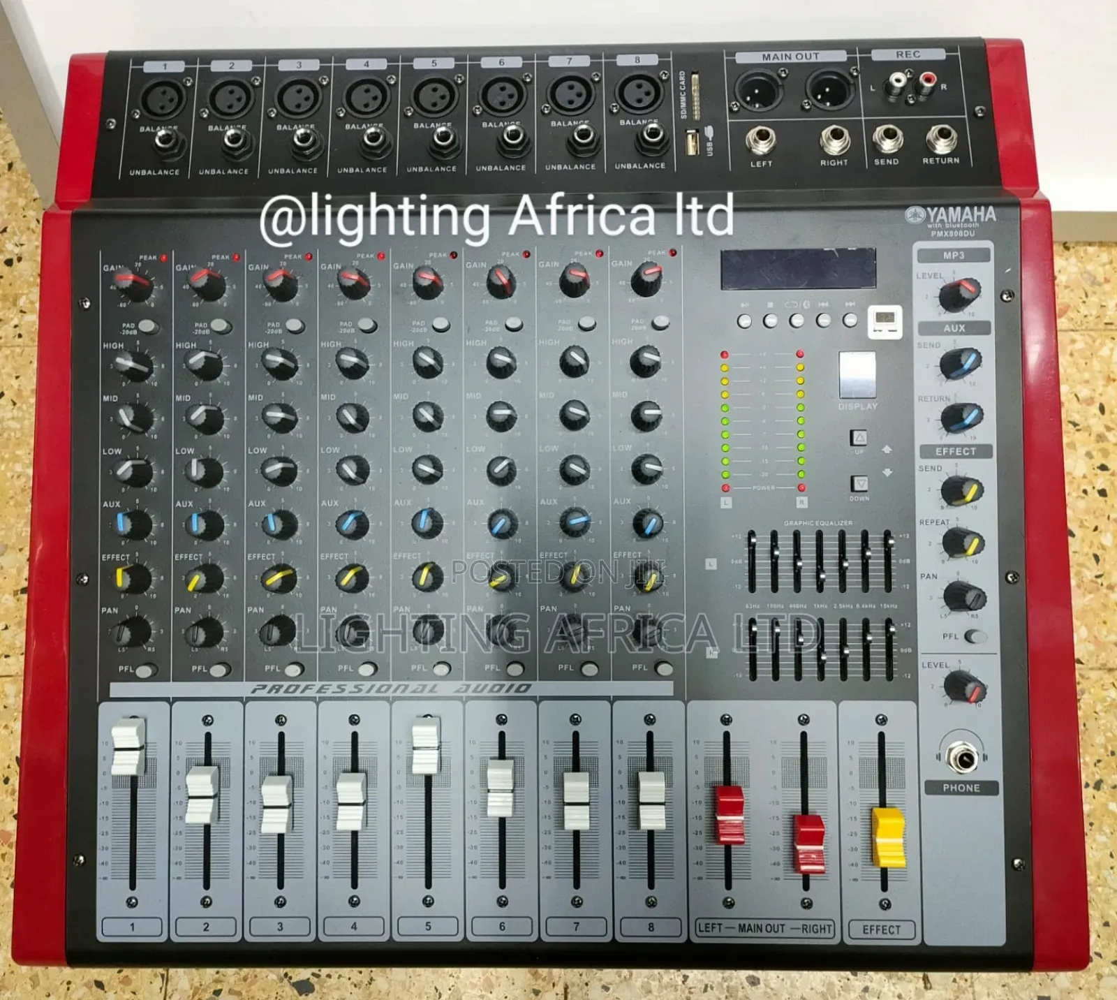 Nwe 8 Channels Yamaha Powered Mixer With Usb/Bluetooth(1000w X 2)