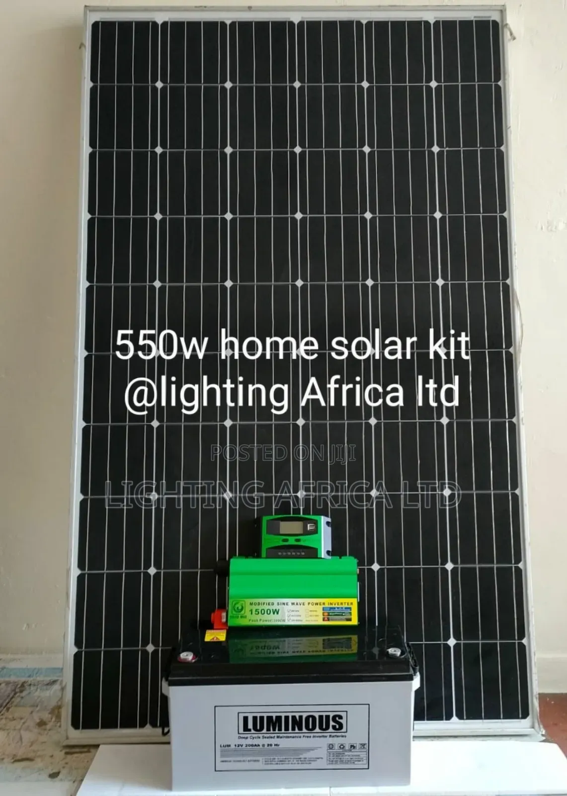 550w Jinko Home Solar Kit