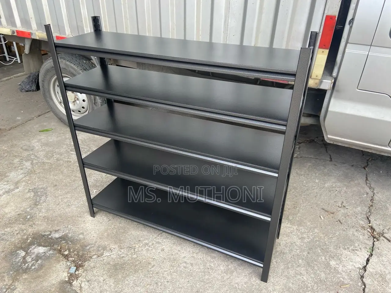 Space Saving 5 Layer Full Metallic Shoe Rack