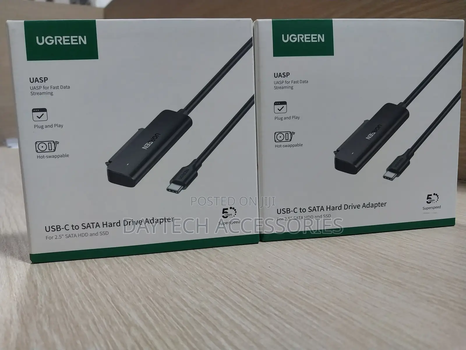 Ugreen Usb C to Sata Adapter External Hard Drive Reader