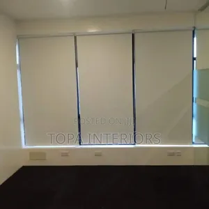 Blackout White Office Window Roller Blinds Supply and Fit