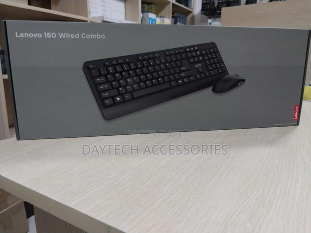 Lenovo 160 Wired Keyboard Mouse Combo – Gx31l52655 - thumbnail 2