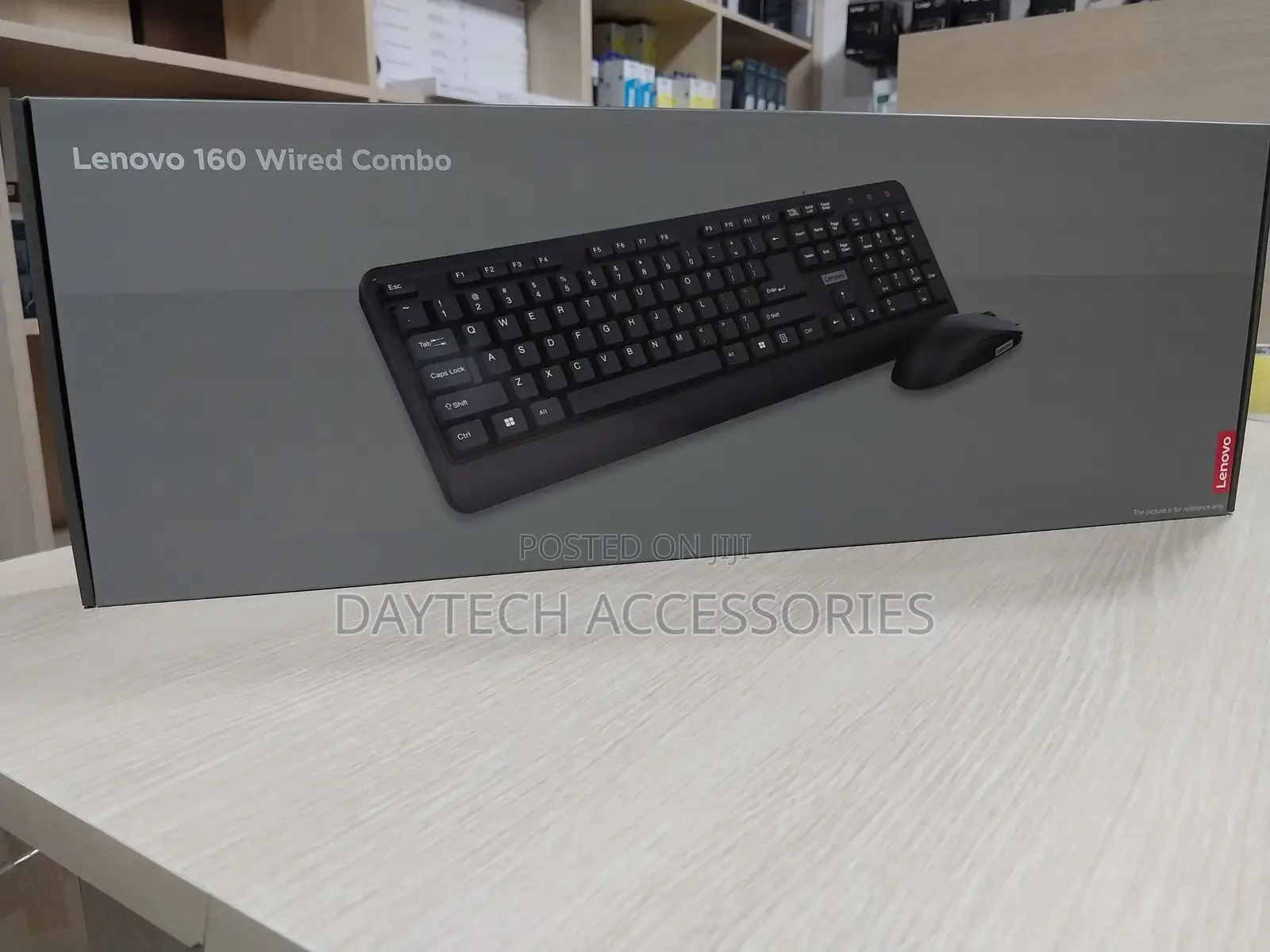 Lenovo Kb 160 Wired Keyboard Mouse Combo Wired Usb
