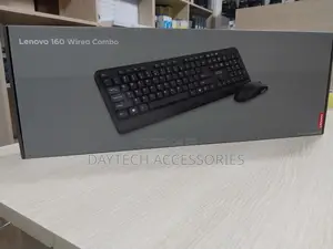 Lenovo Kb 160 Wired Keyboard Mouse Combo Wired Usb