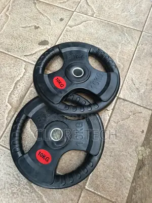 Dumbell Weight 10kgs Rubber Coated