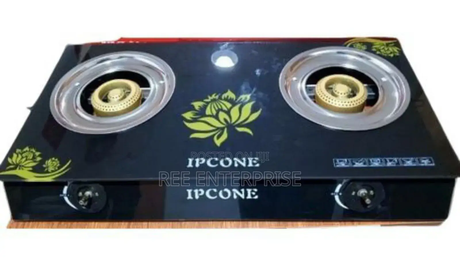 Glass 2 Burner  Ipcone Cooker